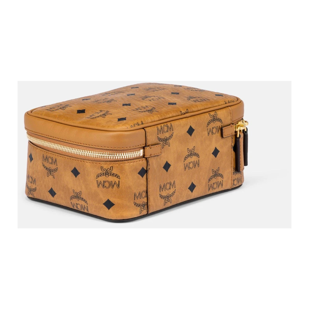 MCM Ottomar Reisetui in Visetos Brown Unisex