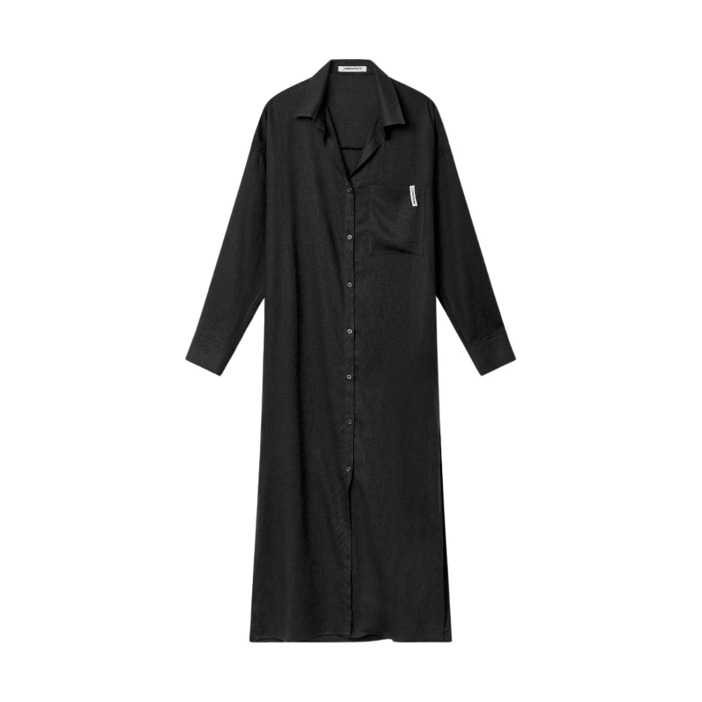 Hinnominate Zwarte Elegante Jurk Black Dames