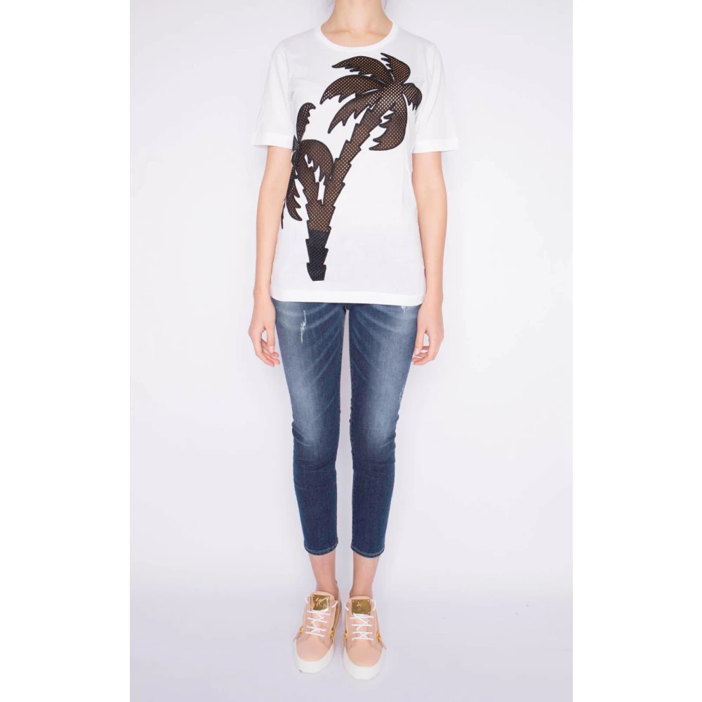Dsquared2 Katoenen T-shirt White Dames