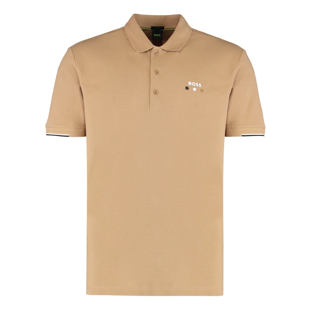 Boss , Polo Shirts, Male, Beige, M, Paddy Polo