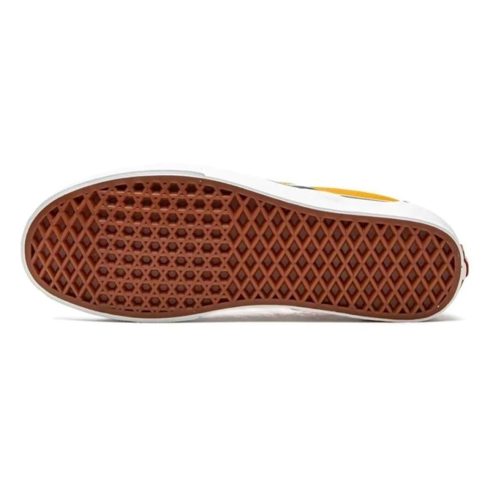 Vans Retro Checkboard Slip On Schoenen Yellow Heren