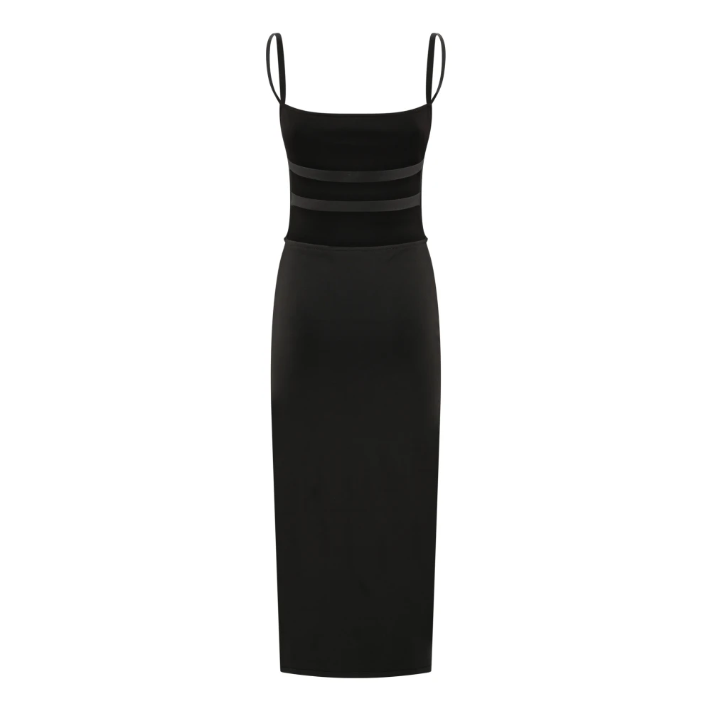Philosophy di Lorenzo Serafini Zwarte Abito Jurk Black Dames