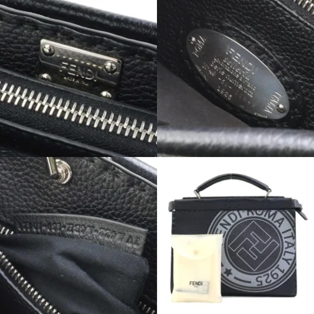 Fendi Vintage Pre-owned Leather fendi-bags Black Dames