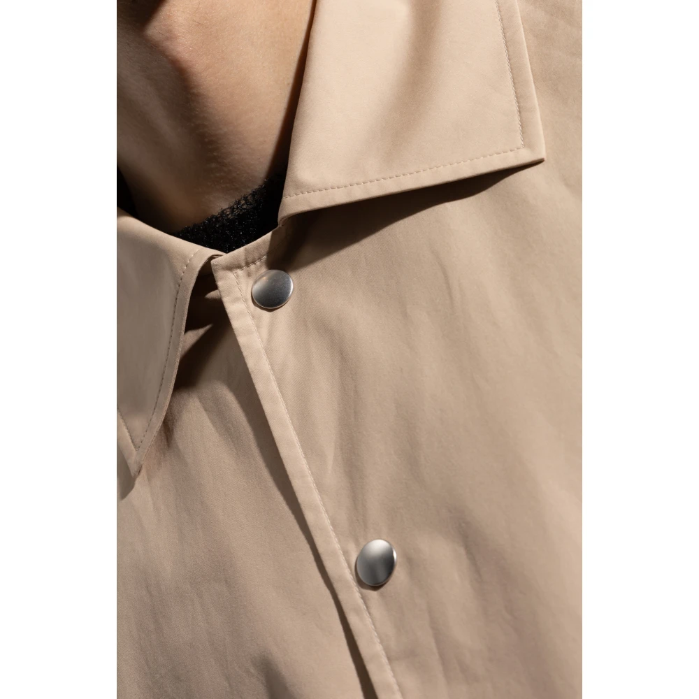 Jil Sander Jas met logo Beige Heren