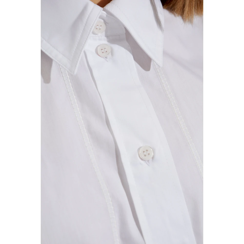 Victoria Beckham Katoenen shirt White Dames