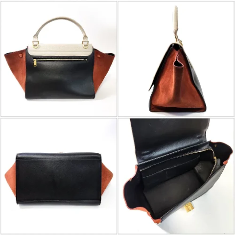 Celine Vintage Pre-owned Fabric celine-bags Beige Dames