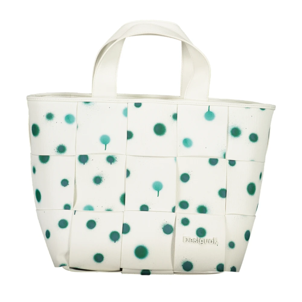 Desigual Vrouw Wit Tassen Dames, One Size, Polyester, Tas Met 2 Handvatten