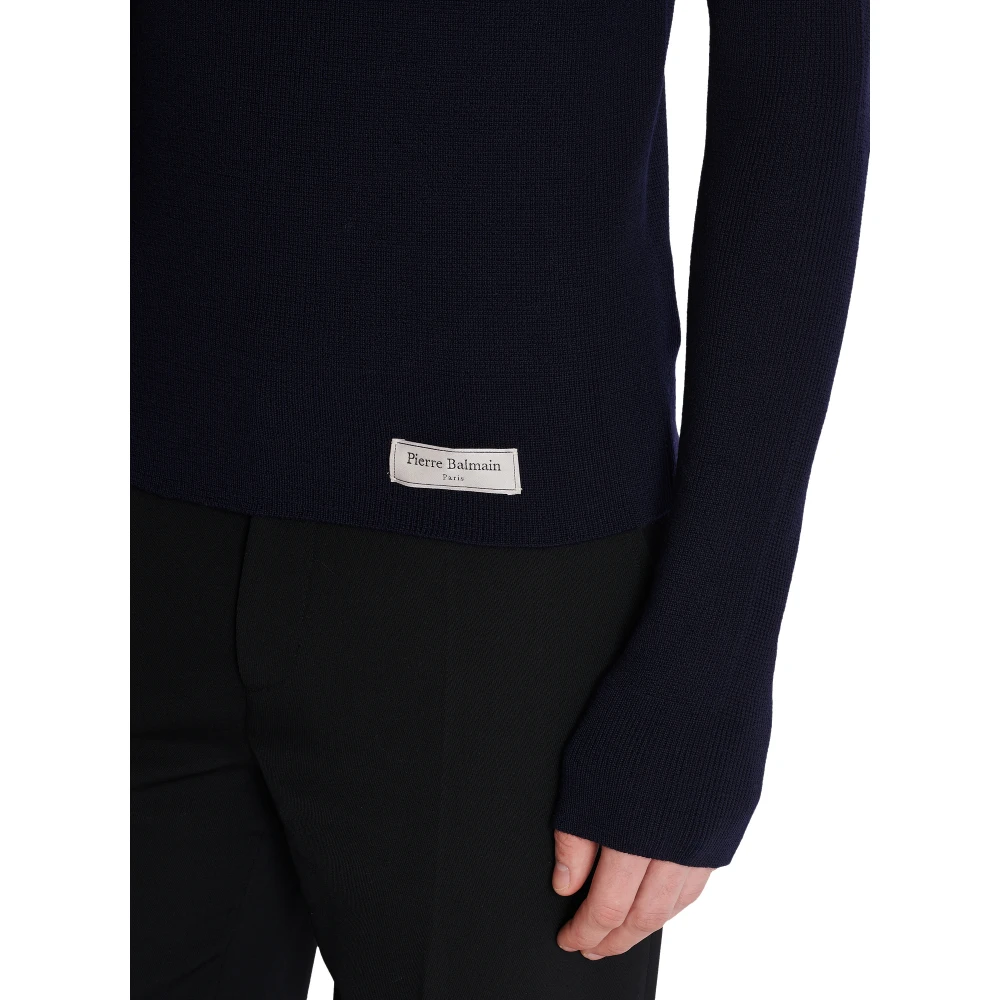 Balmain Gebreide trui Blue Heren