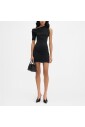robe-mini-noire-drapee