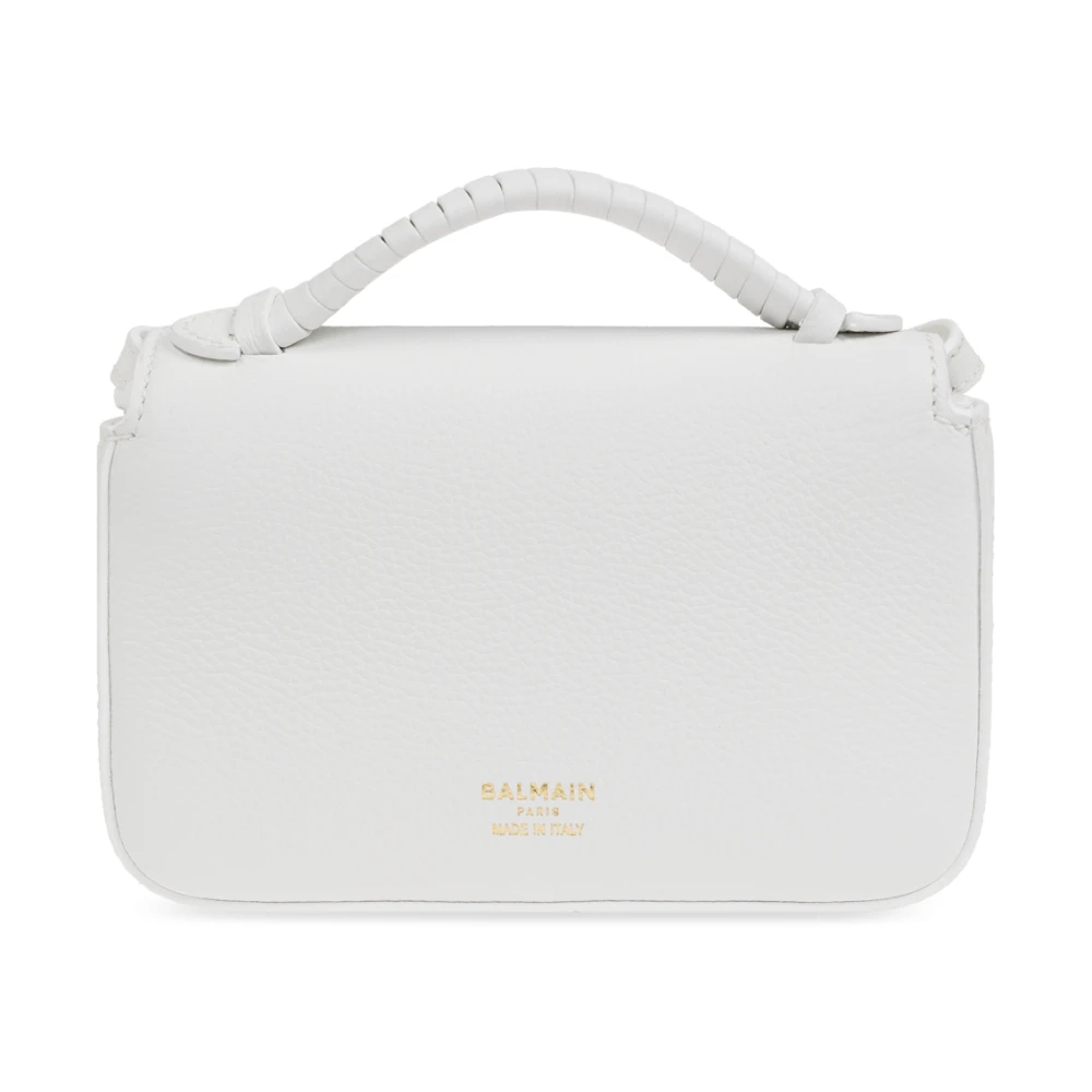Balmain Handtas B-Buzz 17 Mini White Dames