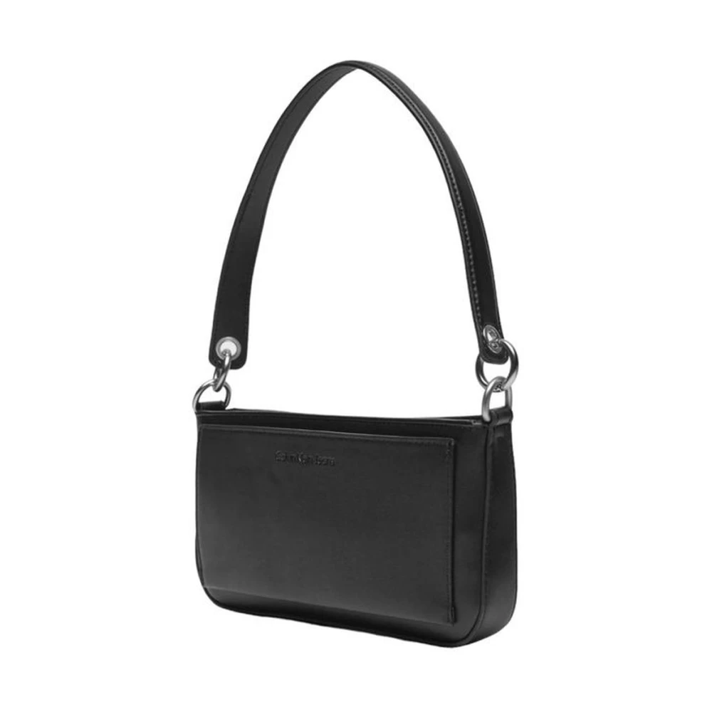 Calvin Klein Jeans Zwarte Polyethyleen Handtas Dames Tassencollectie Black Dames