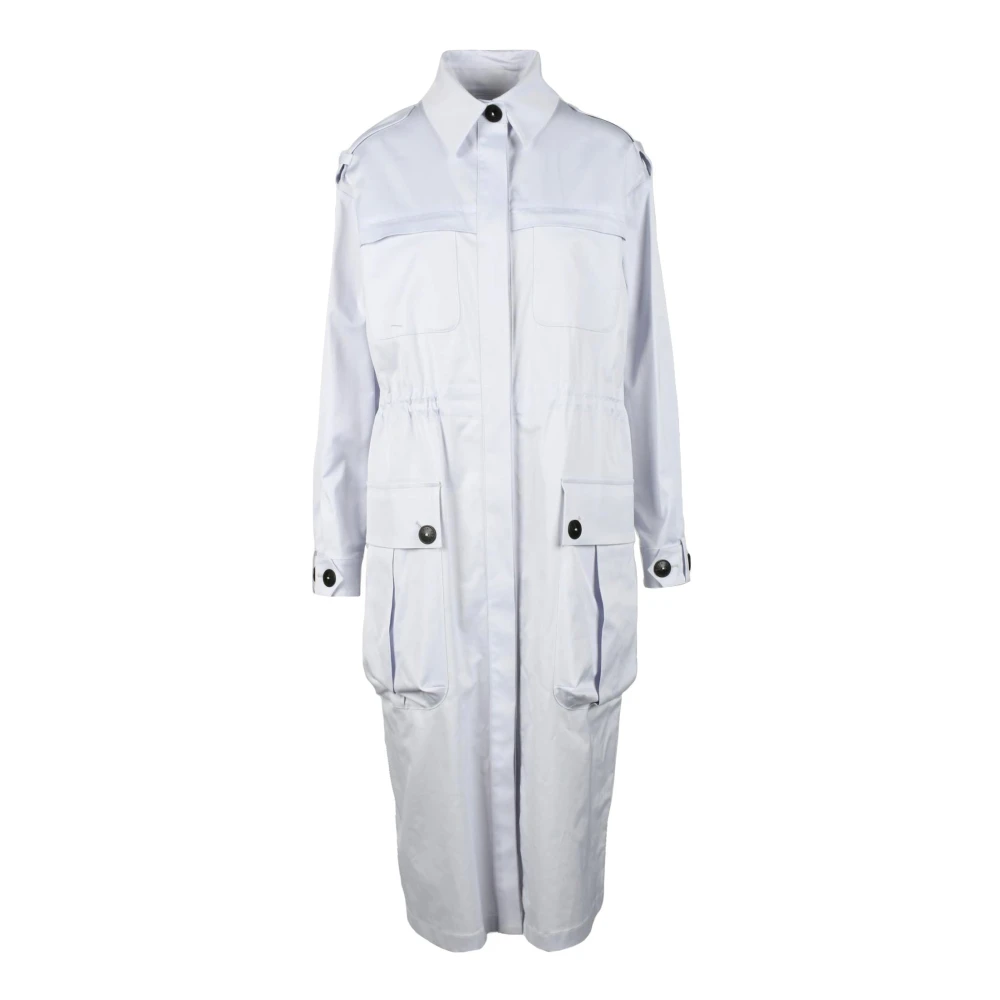 PATRIZIA PEPE Elegant buitenkleding met polyester mix White Dames