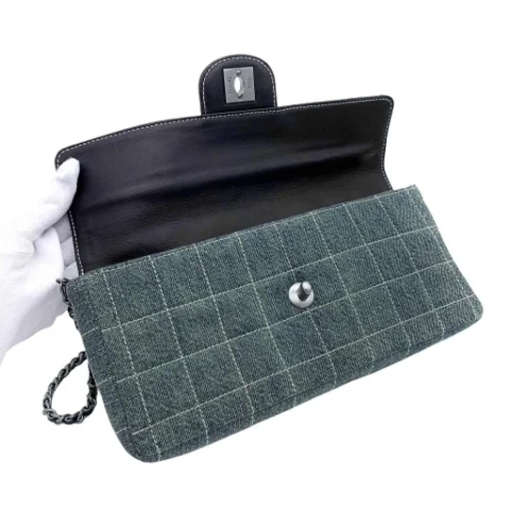 Chanel Vintage Pre-owned Denim chanel-bags Blue Dames