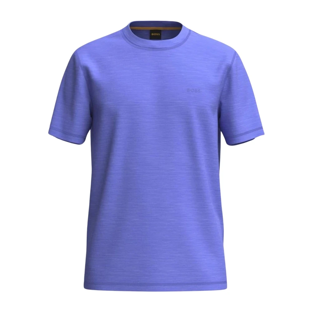 Hugo Boss Mannen Casual Tee Tegood Purple Heren