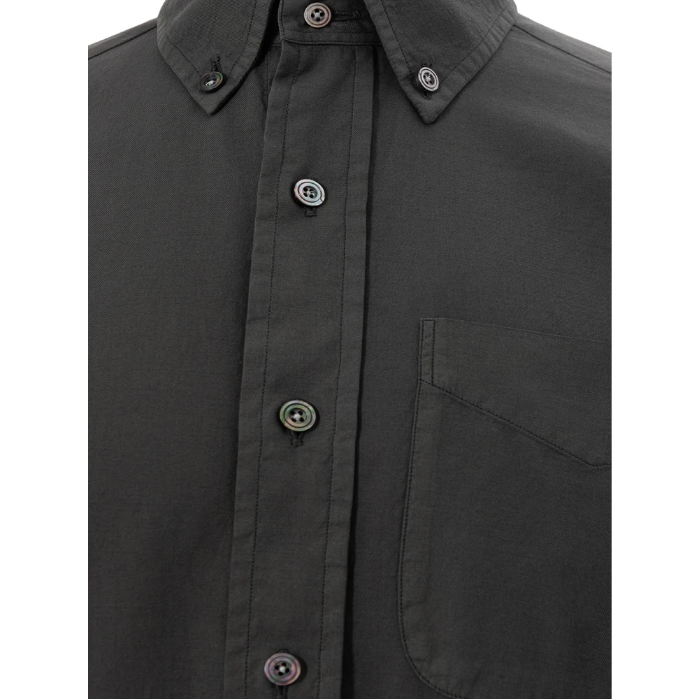 Tom Ford Casual Shirts Gray Heren