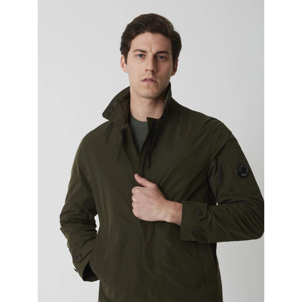 C.P. Company Stijlvolle Lange Jas Green Heren