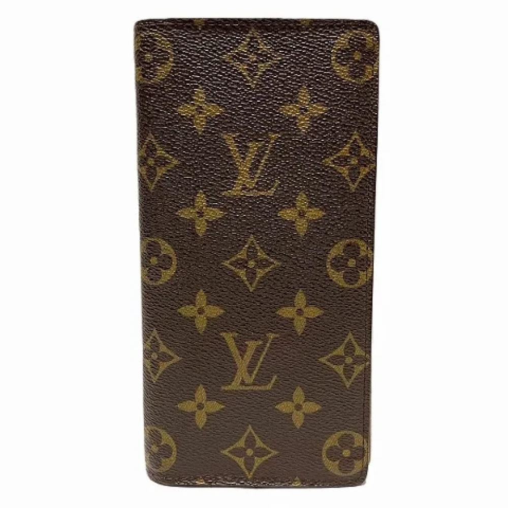 Louis Vuitton Vintage Pre-owned Canvas wallets Brown Heren