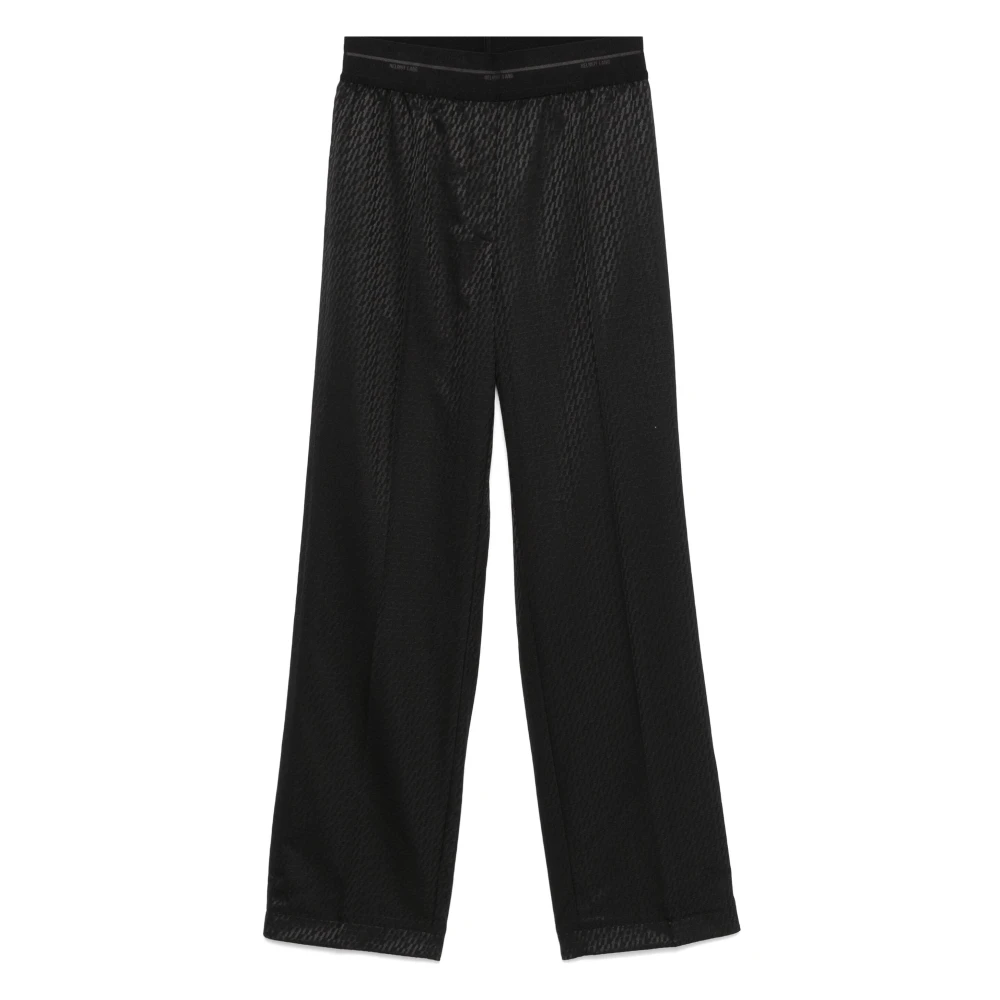 Helmut Lang Black Car Trouser Tona - Female - Straight Trousers - Xs - Trousers