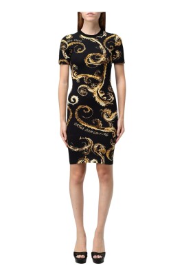 black-swirling-bodycon-dress