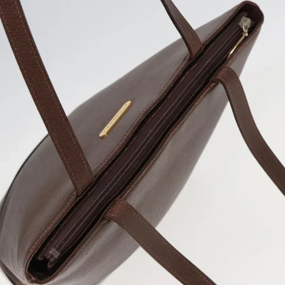 Burberry Vintage Pre-owned Leather totes Brown Dames