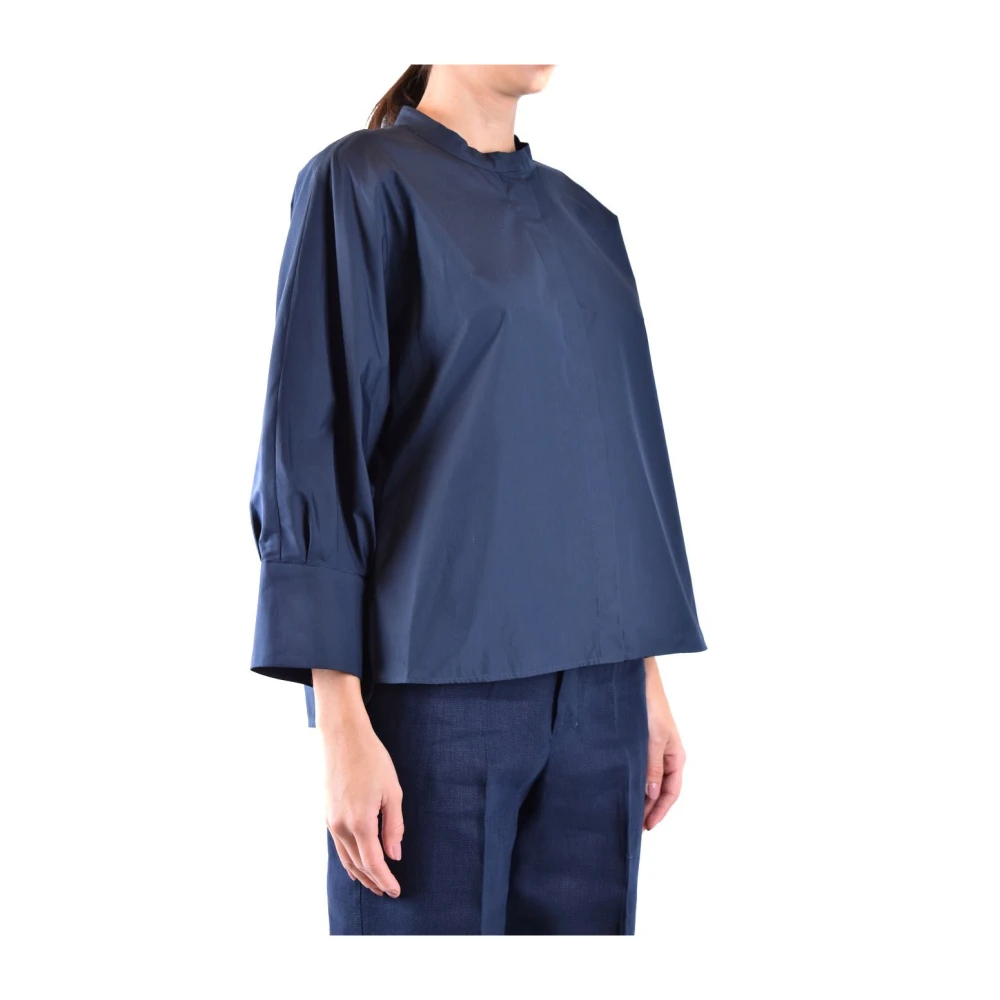 Max Mara Stijlvolle Shirt voor Vrouwen Blue Dames