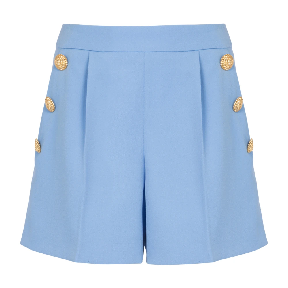 Balmain Poederkorrel Shorts Blue Dames