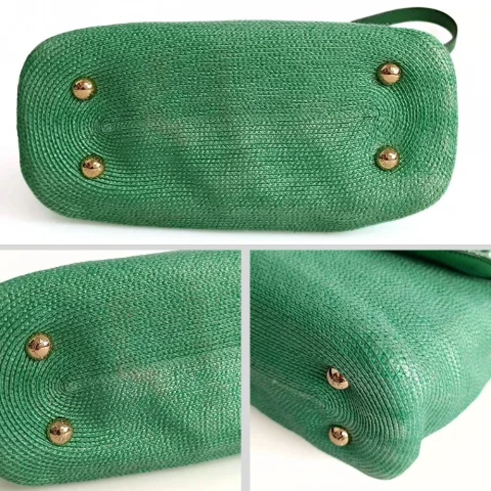 Dolce & Gabbana Pre-owned Leather handbags Green Dames