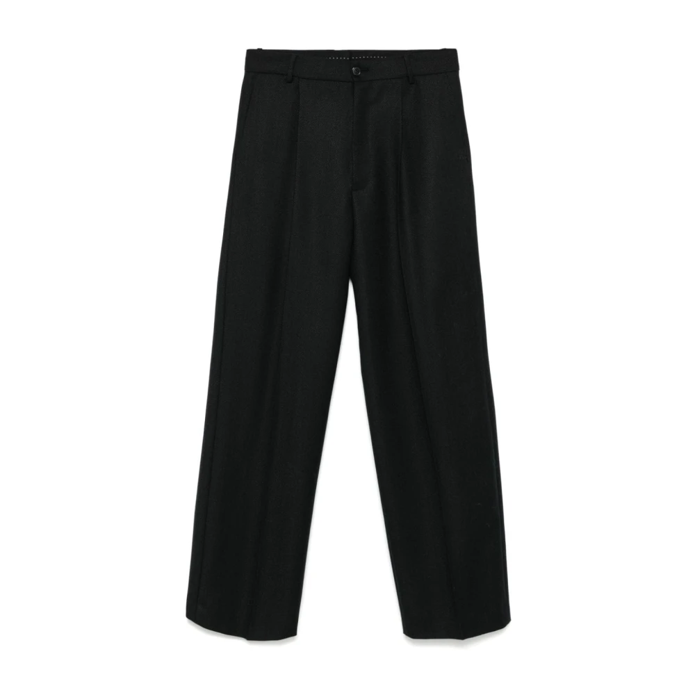 Dries Van Noten Zwarte casual broek 9207 voor mannen Black Heren