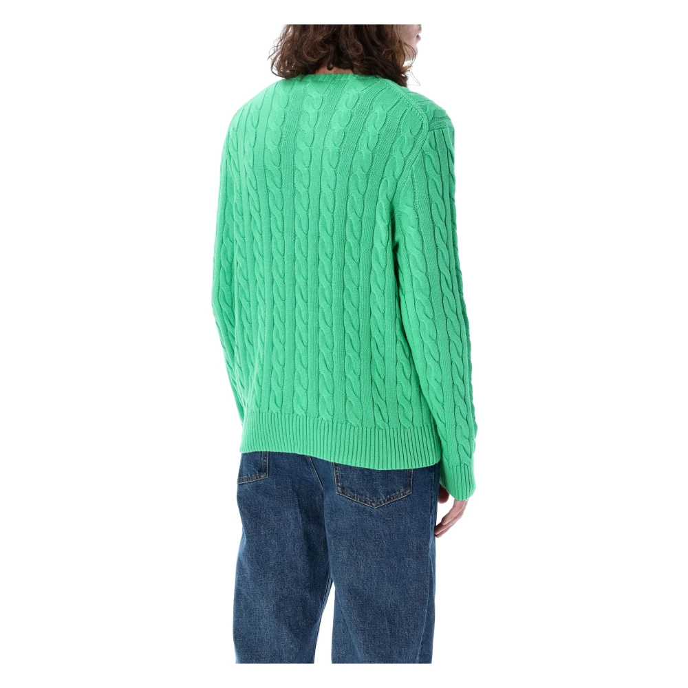 Ralph Lauren Round-neck Knitwear Green Heren