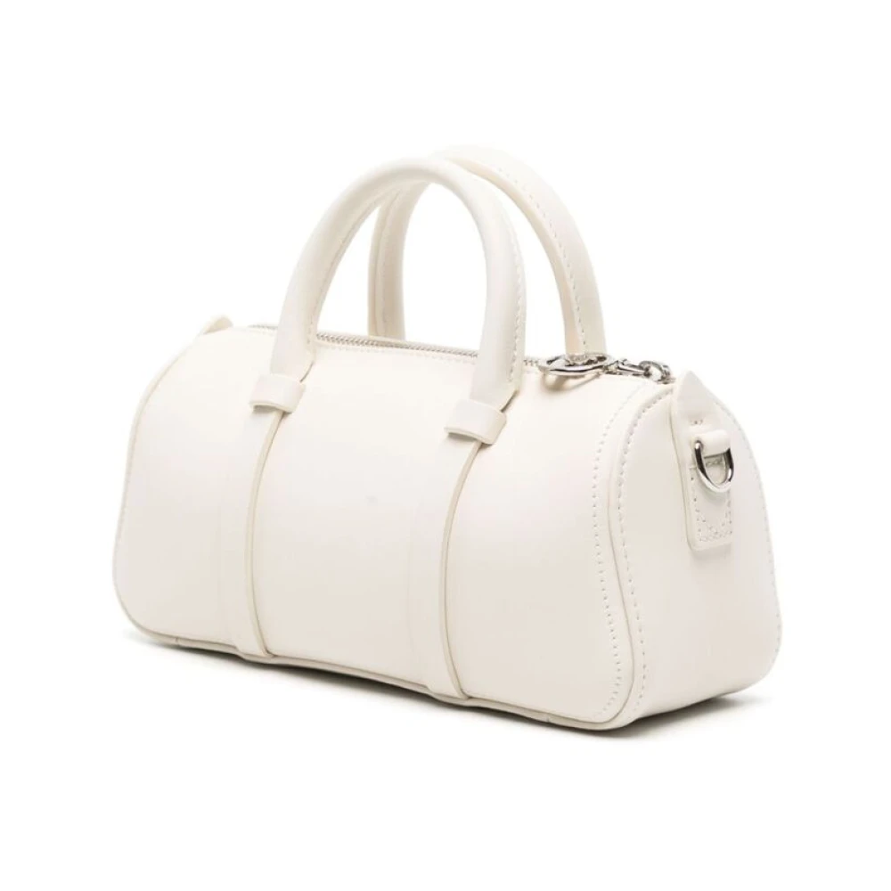Longchamp Ecru Kalfsleren Schoudertas White Dames