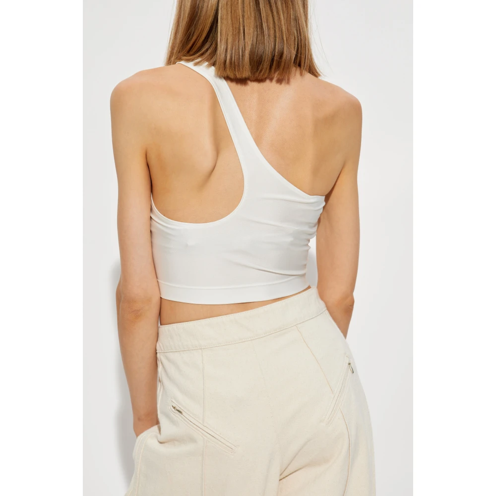 adidas Originals One-Shoulder Top White Dames