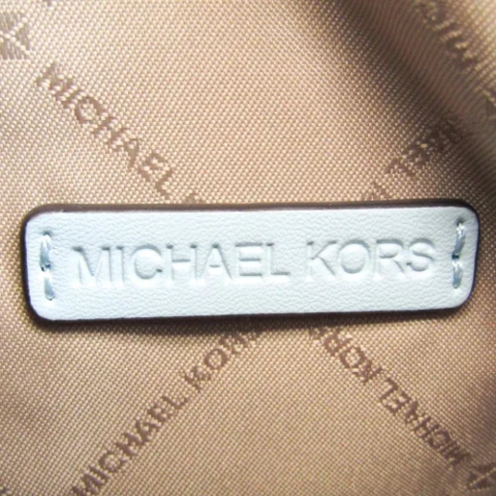 Michael Kors Pre-owned Leather shoulder-bags Blue Dames