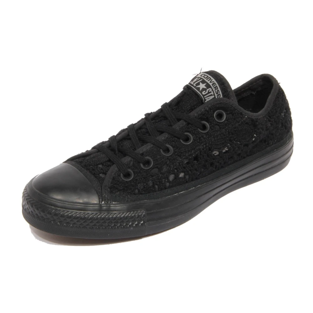 Converse Geperforeerde gehaakte schoen- stijl 549312C Dames Schoenen Zwart