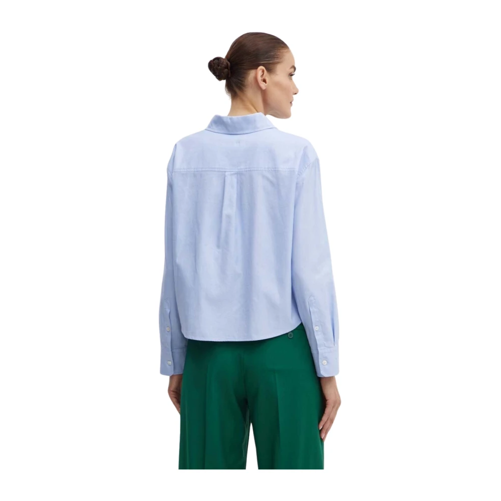 Max Mara Jock Overhemd Blue Dames