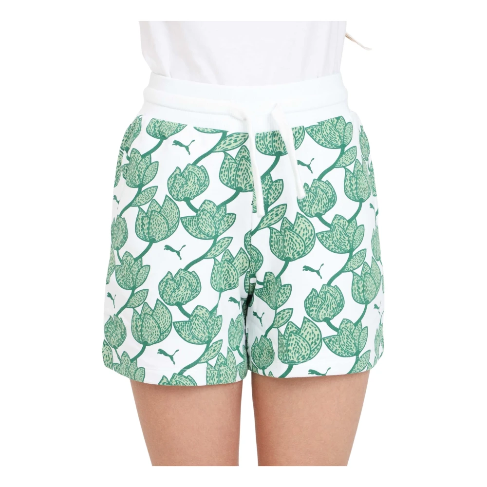 Puma Short Shorts Green Dames