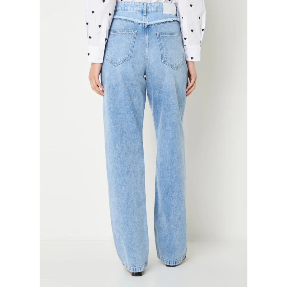 Co'Couture Hoge Taille Jeans Casual Stijl Blue Dames