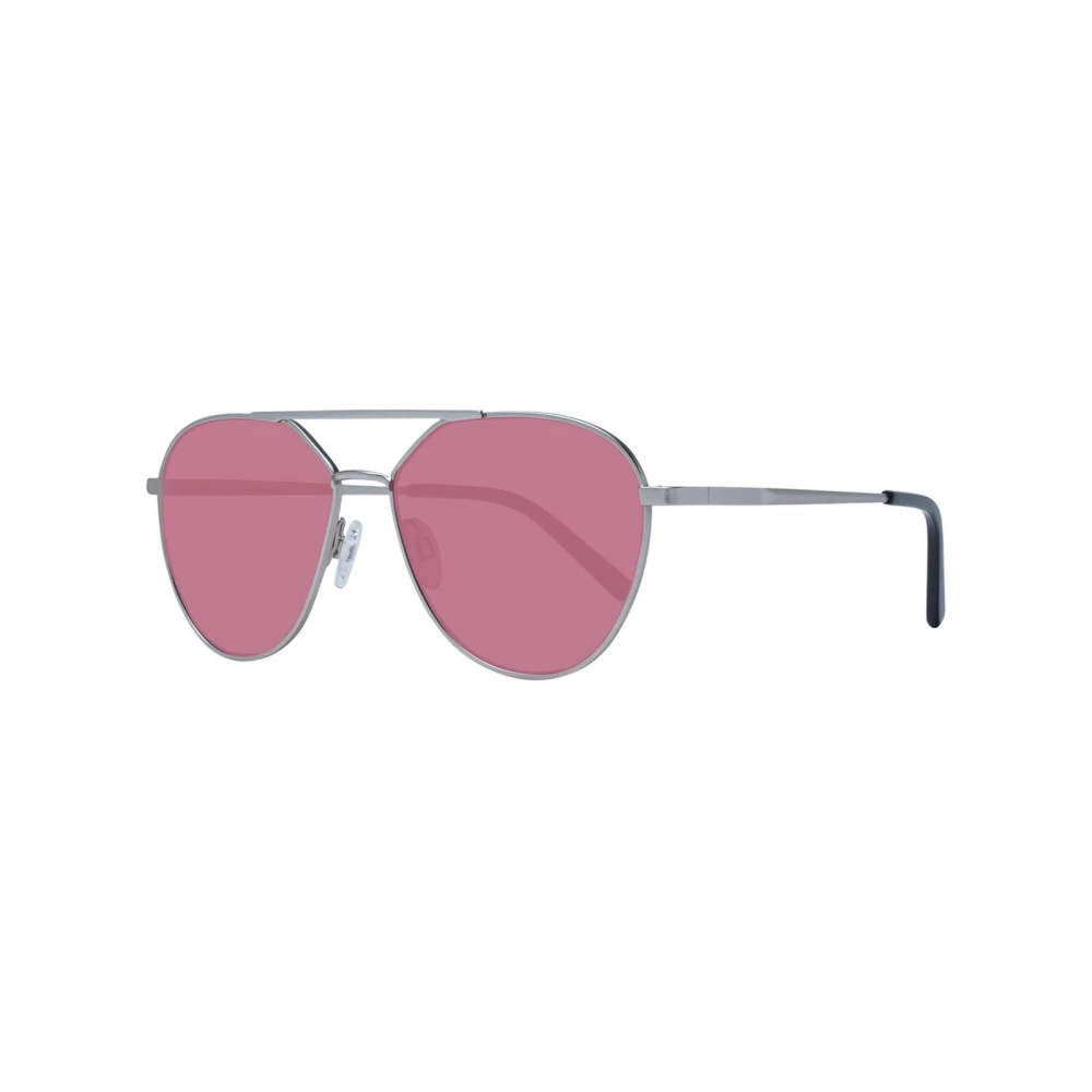 Serengeti Unisex Pink/Red Aviator Sunglasses With Lenses