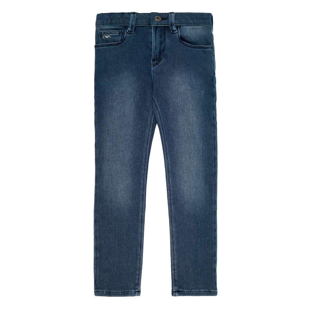 Emporio Armani Boys Blue Jeans, 6 Y, Denim Jeans