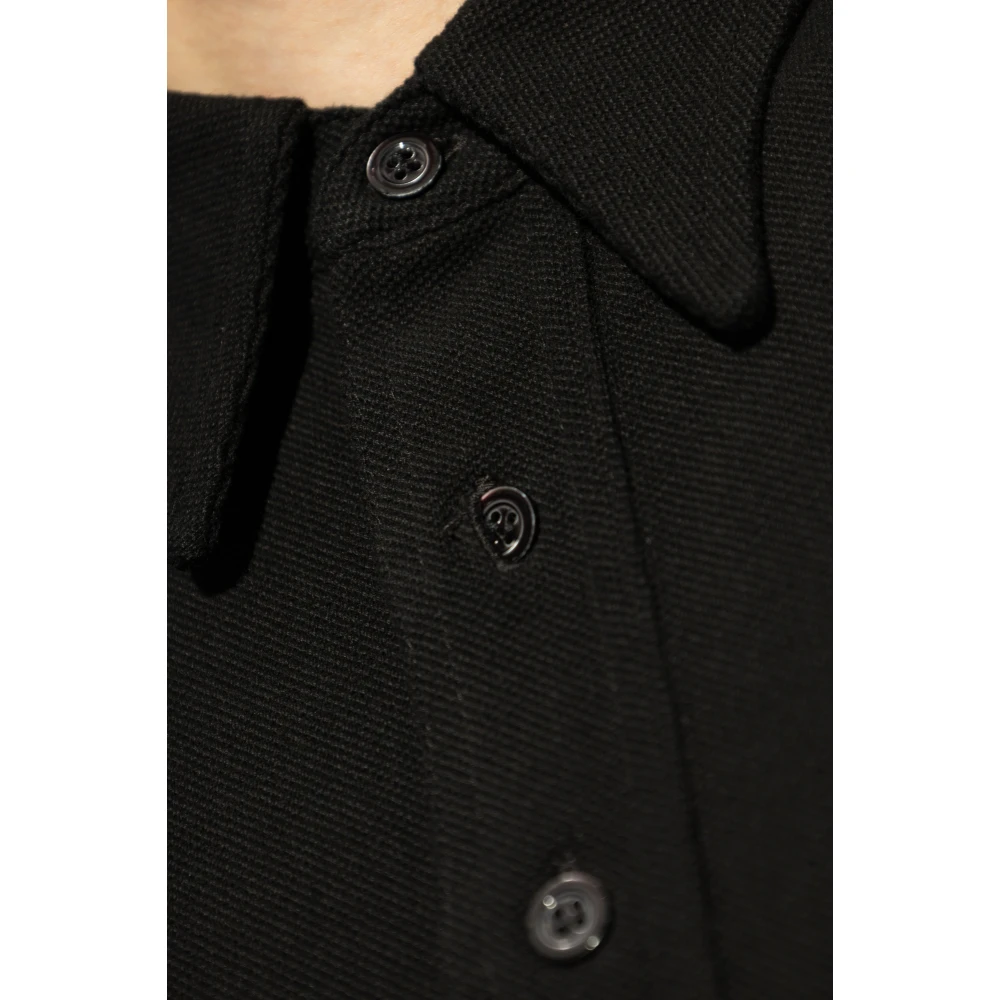 Maison Margiela Katoenen polo Black Dames