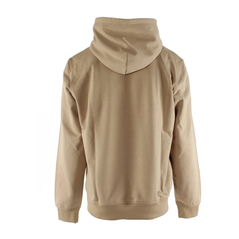Diesel Beige Hoodie Trui voor Mannen Beige Heren