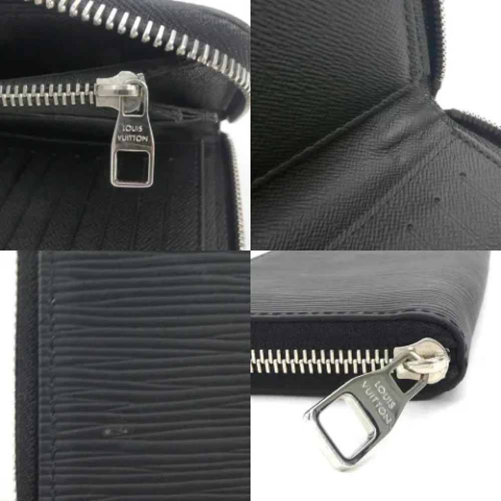 Louis Vuitton Vintage Pre-owned Leather wallets Black Heren