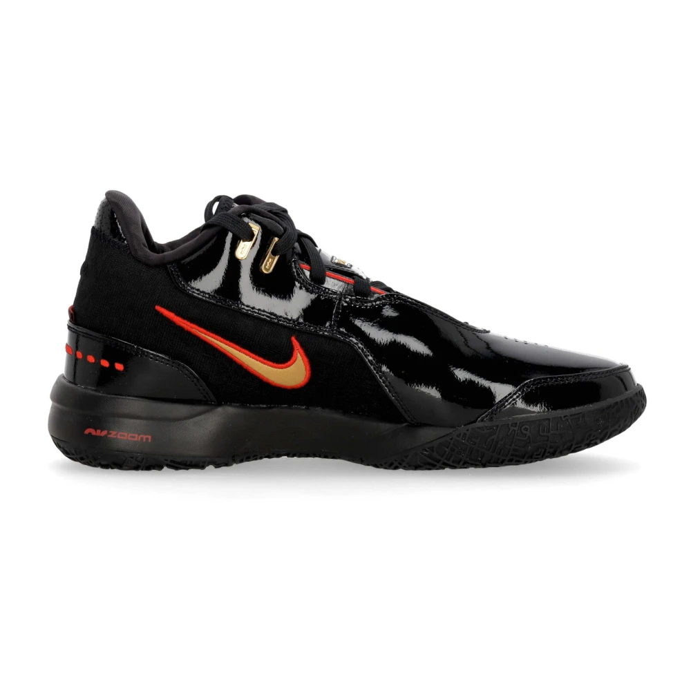 Nike LeBron Zoom Ampd Basketbollsko Svart/Guld/Röd Black, Herr