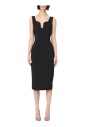 elegante-robe-midi-noire-avec-col-en-v