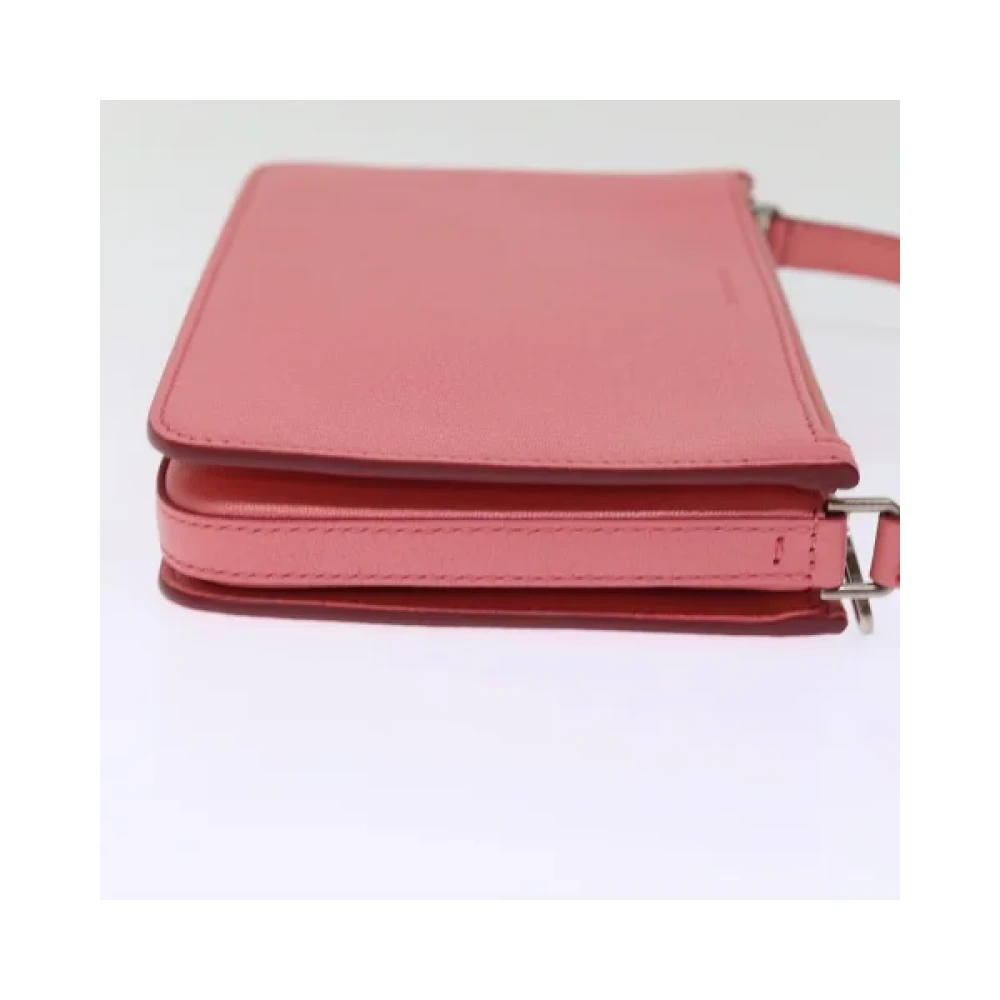 Burberry Vintage Pre-owned Leather shoulder-bags Pink Dames