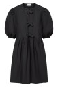 tijdloze-zwarte-poplin-mini-jurk