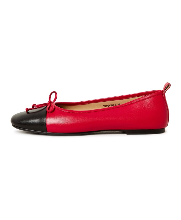 leren-ballerinas-mila-rood