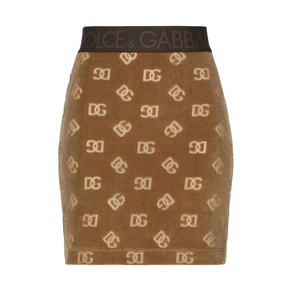 Dolce & Gabbana Short Skirts Brown Dames