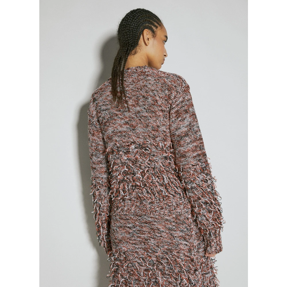 Durazzi Milano Loops Sweater met Losse Draden Multicolor Dames