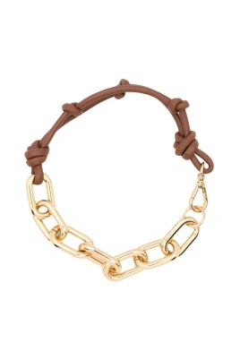 Knotted Cord Chain Necklace