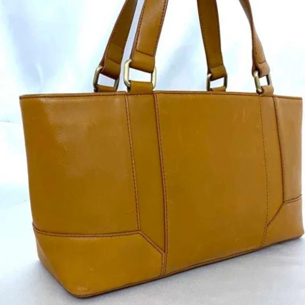 Burberry Vintage Pre-owned Leather handbags Brown Dames